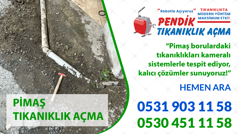 Pimaş Tıkanıklığı Açma Pendik Hemen Ara